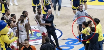 Mağlubiyet sonrası çılgına döndü! Kerim Rahmi Koç ile Monacolu basketbolcular arasında gerginlik