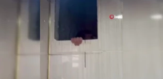 Firari hükümlü banyo havalandırılmasında yakalandı