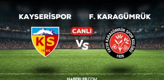 Kayserispor Fatih Karagümrük maçı CANLI izle! 4 Mayıs Kayserispor F.Karagümrük maçı canlı yayın nereden ve nasıl izlenir?