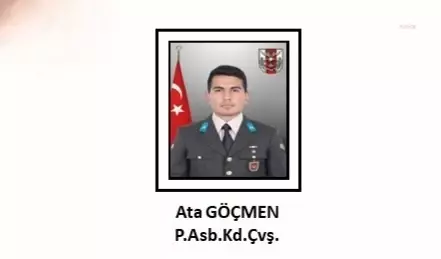 Piyade astsubay kıdemli çavuş Ata Göçmen şehit oldu