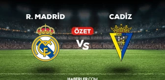 Real Madrid Cadiz maç özeti ve golleri izle! (VİDEO) Real Madrid Cadiz maçı özeti! Golleri kim attı, maç kaç kaç bitti?
