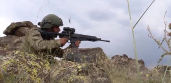Harekat bölgelerinde saldırı hazırlığındaki PKK'lılara operasyon