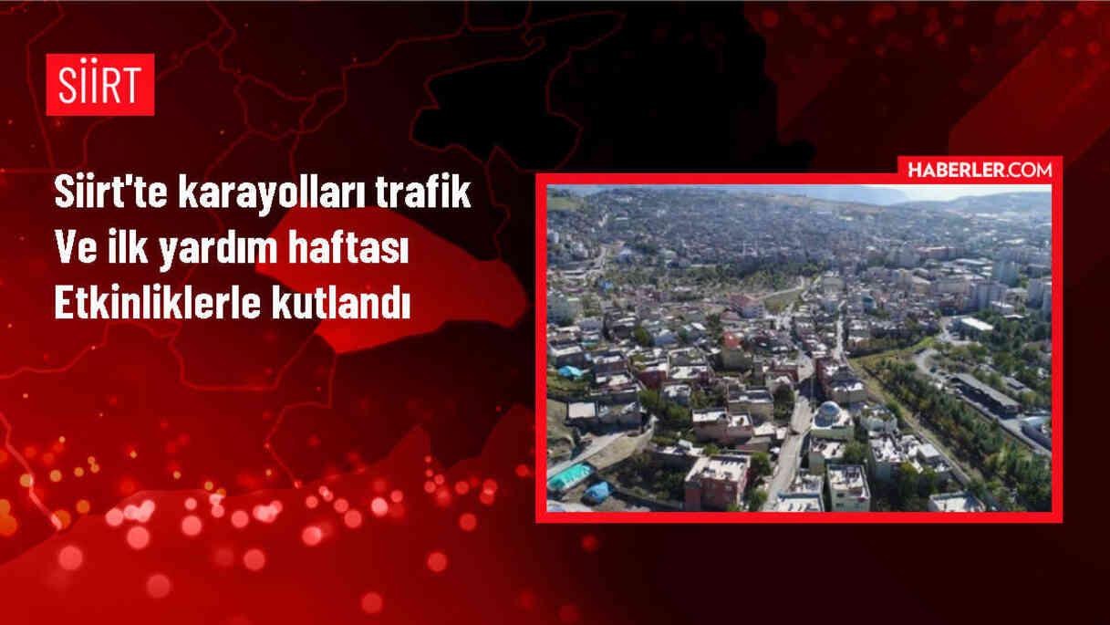 Siirt'te Karayolları Trafik ve İlk Yardım Haftası Etkinliği