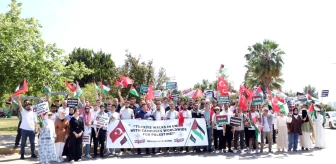 AK Parti Antalya İl Gençlik Kolları Üniversite Birimi İsrail Protestolarına Destek Açıklaması Yaptı