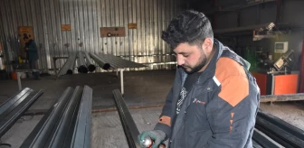 Van'da İŞGEM'den çelik kepenk ihracatı