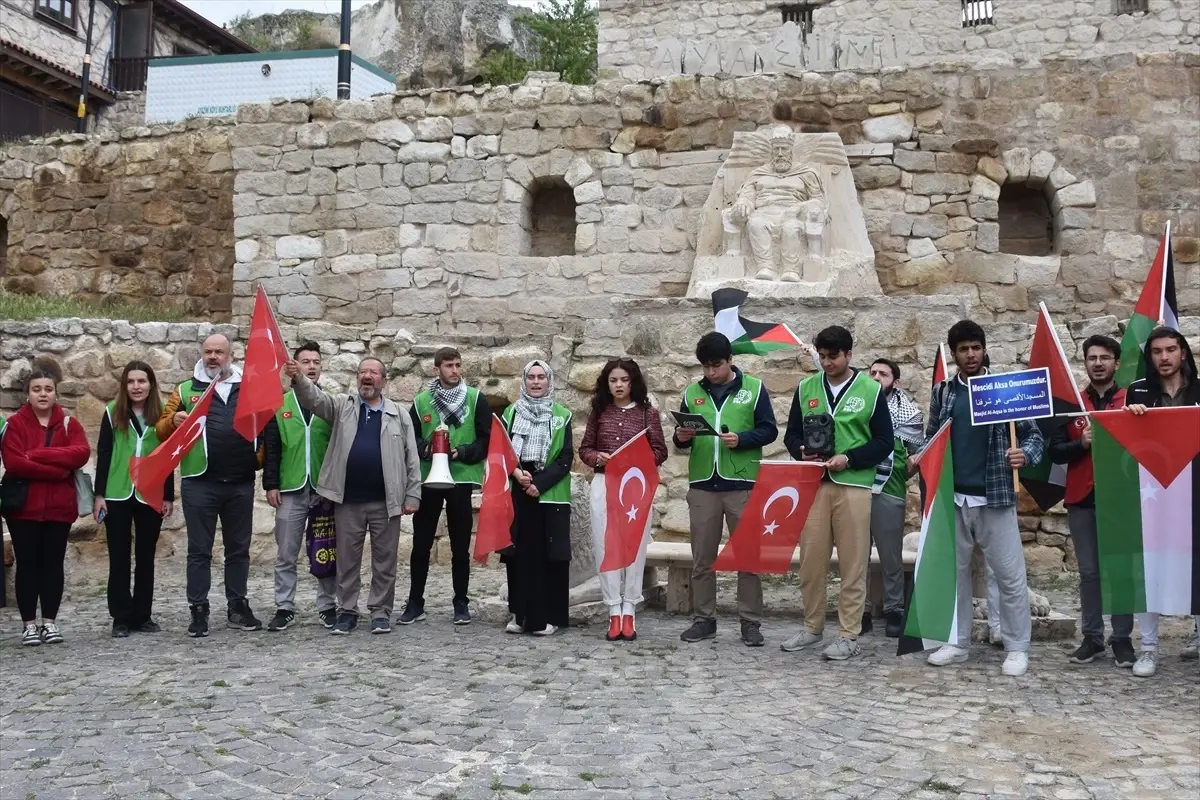 Afyonkarahisar'da İsrail'in Gazze'ye yönelik saldırıları protesto edildi