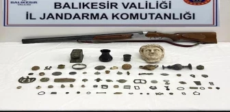 Balıkesir'de İzinsiz Kazı ve Tarihi Eser Kaçakçılığı Operasyonu