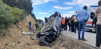 Bucak'ta Otomobil Takla Attı: Sürücü Yaralandı