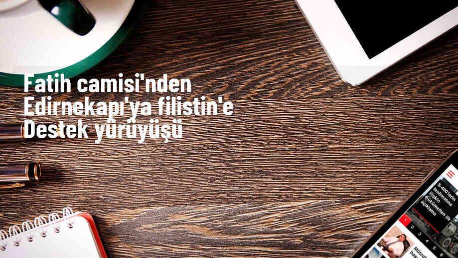 İHH, Gazze'deki ablukanın kaldırılması için yürüyüş düzenledi
