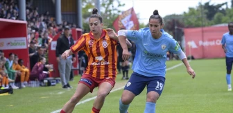 Galatasaray Kadın Futbol Takımı ALG Spor'u mağlup ederek şampiyon oldu