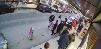 İstanbul'da tek tekerlekli motosiklet kazası