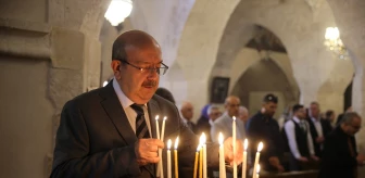 Mardin'de Süryaniler Paskalya Bayramı'nı Kırklar Kilisesi'nde kutladı