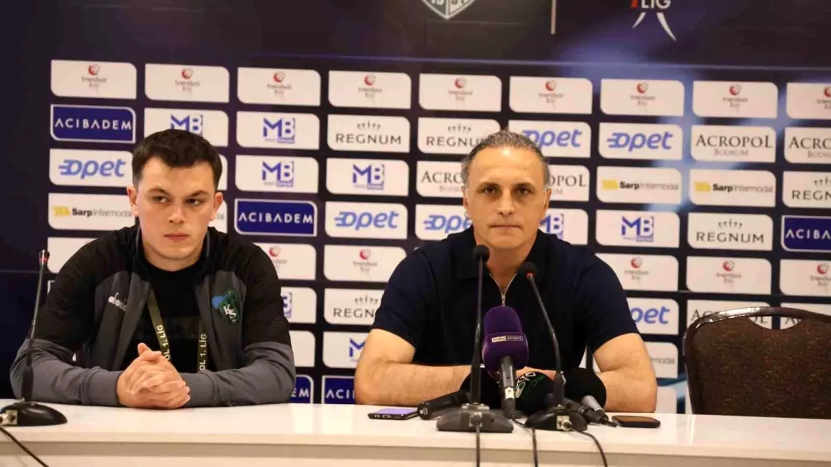 Kocaelispor Teknik Direktörü Mustafa Gürsel: Maç bize büyük bir ders oldu