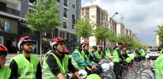 Şırnak'ta düzenlenen Yeşilay Bisiklet Turu'na 40 yetişkin katıldı