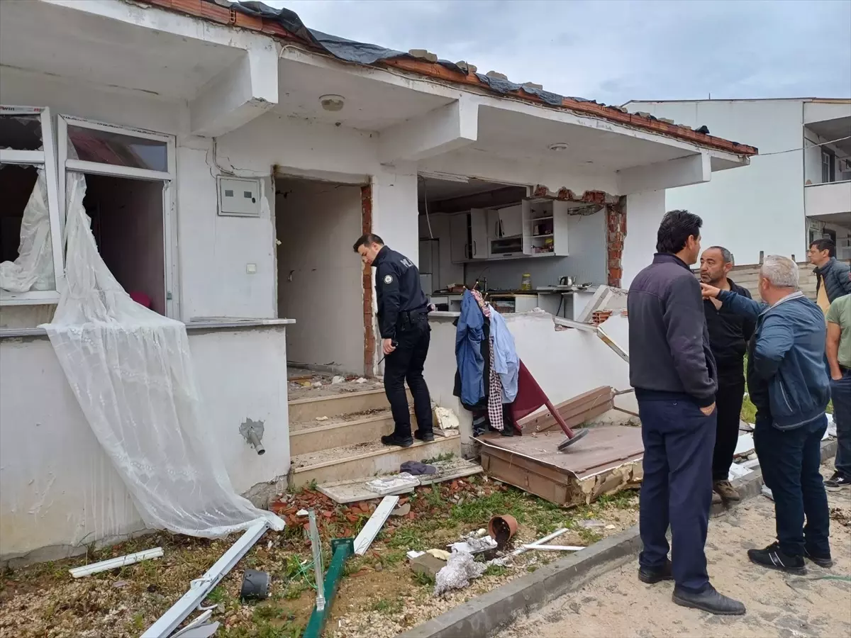 Tokat'ın Erbaa ilçesinde evde tüp patlaması: 1 yaralı