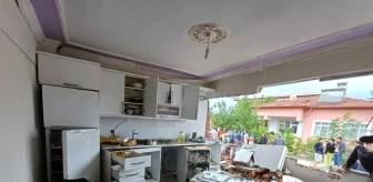 Tokat'ta bir evde mutfak tüpü patladı, maddi hasar meydana geldi