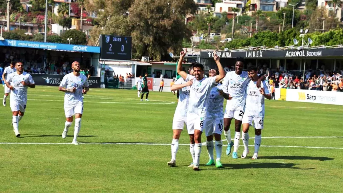 Bodrum FK, Kocaelispor'u 3-0 mağlup etti