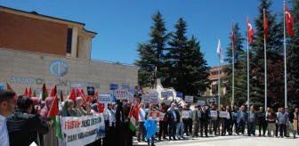 Anadolu Üniversitesi Öğrencileri Filistin'e Destek Yürüyüşü Düzenledi