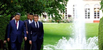 Çin Devlet Başkanı Xi Jinping, Fransa'da Macron ve von der Leyen ile görüştü