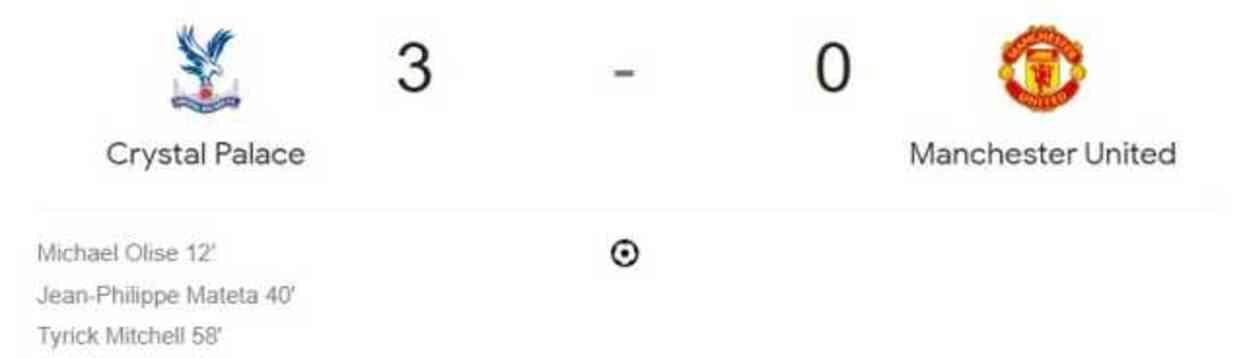 Crystal Palace Manchester United maç özeti ve golleri izle! (VİDEO)Crystal Palace MANU maçı özeti! Golleri kim attı, maç kaç kaç bitti? Crystal Palace Manchester United maç özeti ve golleri izle! (VİDEO)Crystal Palace MANU maçı özeti! Golleri kim attı, maç kaç kaç bitti?