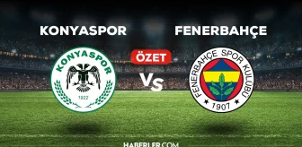 Konyaspor Fenerbahçe maç özeti ve golleri izle! (VİDEO) Konyaspor FB maçı özeti! Golleri kim attı, maç kaç kaç bitti?