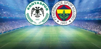 Konyaspor-Fenerbahçe maçında ilk 11'ler belli oldu