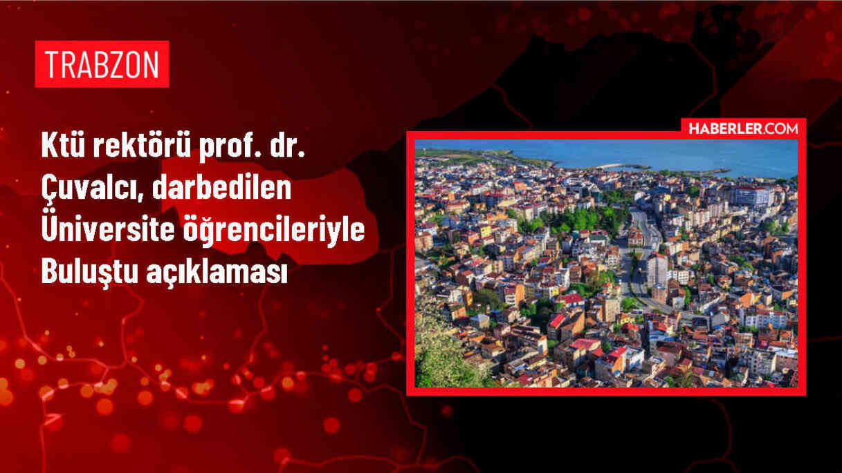 KTÜ Rektörü Öğrencilerle Buluştu