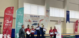 Manisa Sporcuları Trampolin Cimnastik Türkiye Birinciliği Müsabakalarında Üçüncü Oldu