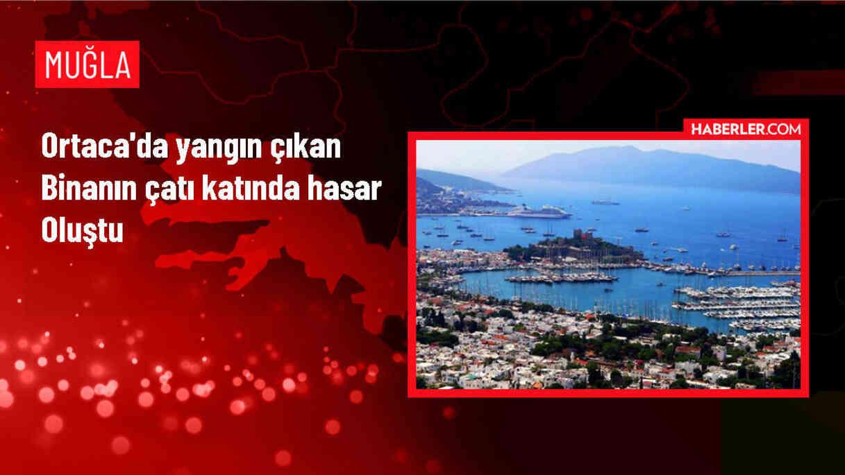 Muğla'da çatı katında çıkan yangın hasara yol açtı