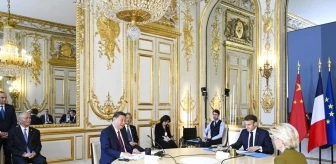 Xi Jinping, Fransa'da Çin-Fransa-Avrupa Birliği üçlü toplantısına katıldı