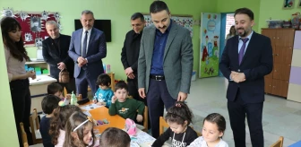Havza Kaymakamı Mustafa Ayvat, Havza Anaokulu'nu ziyaret etti