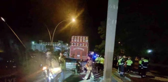 Ankara'da park halindeki kamyona çarpan otomobil sürücüsü hayatını kaybetti