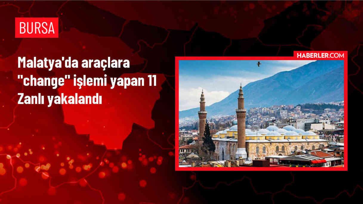 Malatya'da Depremde Hasar Gören Araçlara İşlem Yapan 11 Zanlı Yakalandı