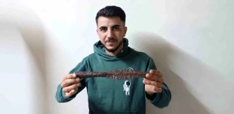 Kahramanmaraş'ta Mantar Toplayan Genç Tarihi Mızrak Ucu Buldu