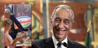 Portekiz Cumhurbaşkanı De Sousa patates kızartmasını görünce dayanamadı