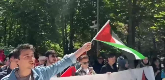 Bilecik Şeyh Edebali Üniversitesi'nde Filistin ve Doğu Türkistan'a destek yürüyüşü düzenlendi