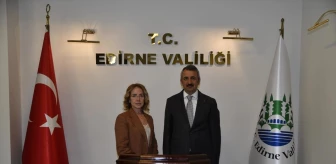 UNHCR Türkiye Temsilcisi Edirne Valisi'ni Ziyaret Etti