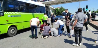 İzmit'te Otomobilin Çarptığı Genç Kadın Yaralandı