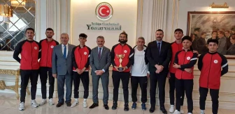 Yozgat Valisi Mehmet Ali Özkan, Kredi ve Yurtlar Spor Olimpiyatları'nda Bölge Birincilerini Kabul Etti