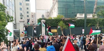 Atina'da Filistin'e Destek Gösterisine Polis Müdahale Etti