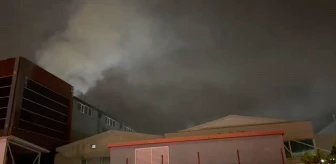 İnegöl'deki İplik Fabrikasında Yangın Çıktı