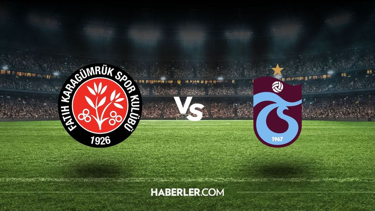 Fatih Karagümrük-Trabzonspor maçı hangi kanalda, saat kaçta? Fatih Karagümrük-Trabzonspor maçı şifresiz mi?