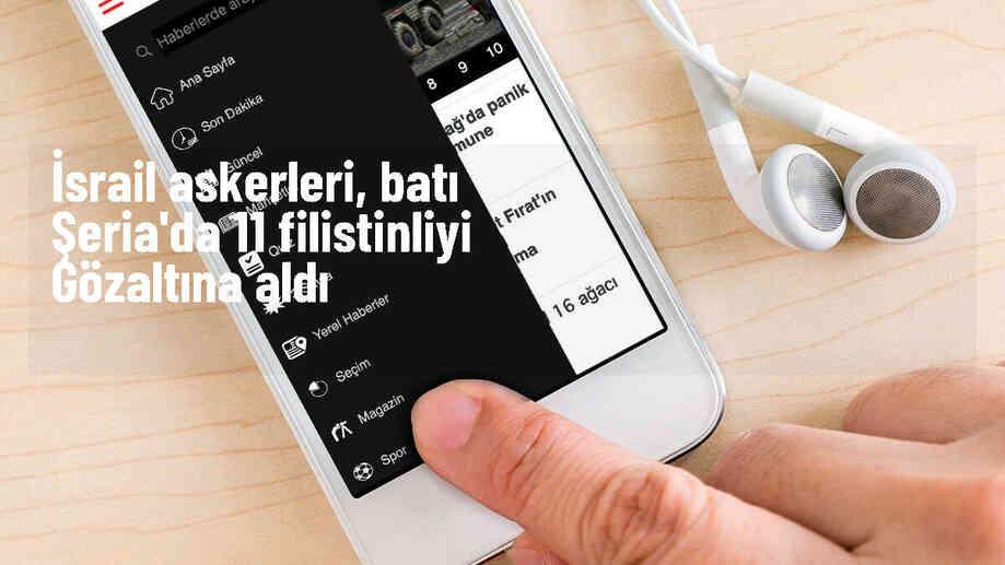 İsrail askerleri Batı Şeria'da 11 Filistinliyi gözaltına aldı