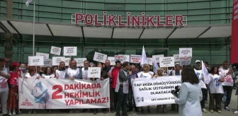 İstanbul Tabip Odası ve SES Göztepe Hastanesi'ndeki randevu sistemi protesto etti