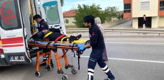 Konya'da üç tekerlekli bisiklet ile otomobil çarpıştı, 1 kişi yaralandı