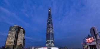 Seul'un Gökyüzünden Büyüleyici Manzaraları: Lotte Kulesi