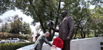 TBMM Başkanı Numan Kurtulmuş Meksika'da Atatürk Anıtı'nı ziyaret etti
