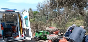 Bursa'da traktör kazası: Sürücü yaralandı