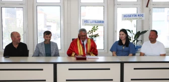 Yunak Belediye Başkanı Subhan Günaltay, ilk nikahını kıydı