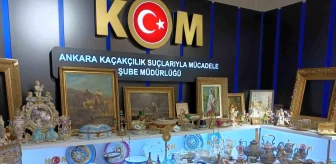 Ankara'da Tarihi Eser Operasyonu: 50 Milyon Liralık Antikalar Ele Geçirildi